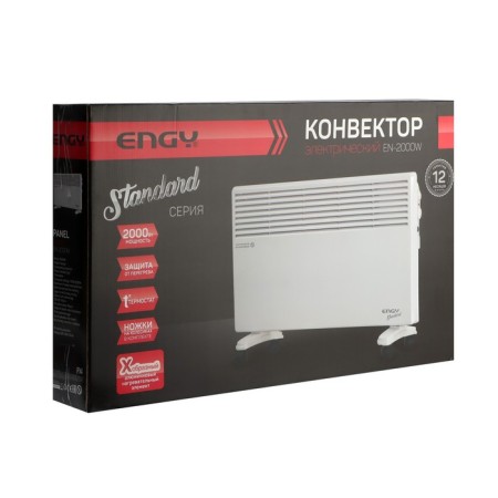 ENGY EN-2000W Standard, convector, 2000 watts, up to 25m2, X-shaped heater-5