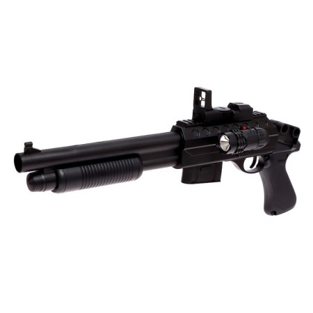 Pneumatic “Storm” shotgun, with a flashlight
