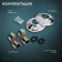 Bath mixer Zein Z4051, short surge, crane boux brass 1/2 ", shower set, chrome