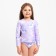 Children's swimsuit KAFTAN "Unicorns", height 122-128 cm, lilac
