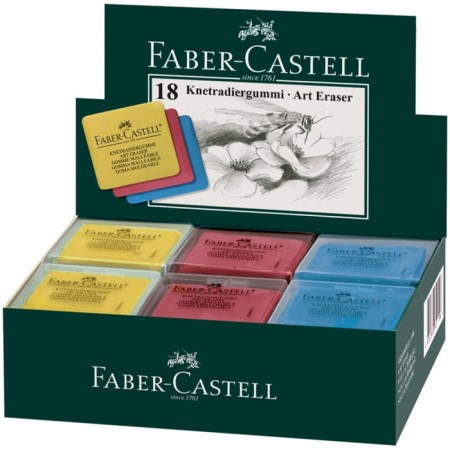 Faber-Castell 1273 Extra Soft, 40 x 35 x 10, (mix 3) in a plastic box, price per 1 pc.-2