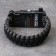 5B1 survival bracelet (paracord - 3 m, compass, whistle, fire, lantern), black