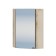 Santa Saturn slot cabinet 320x320x600 cm, corner, Austrian oak color