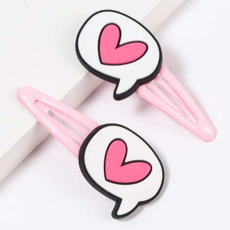 Hair clip, 2 pieces, Minnie Mouse and unicorn-1