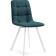 Stool on a metal frame chilli metal/velor, white/green 43.5x50x87.5 cm