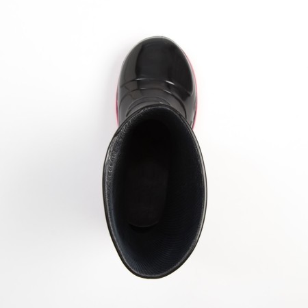 Rubber boots baby, black color+pink, size 31-3