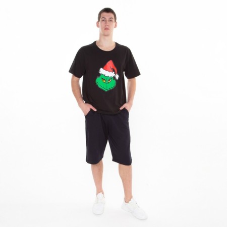 Male shorts, black color, size 50