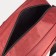 Road bag with lightning, external pocket, long belt, burgundy color
