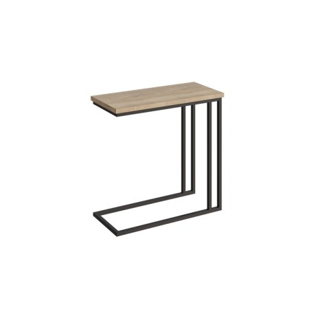 Table Journal olon LDSP 700*320*680 chipper Egger: oak galifax natural/frame metal color: black
