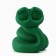 The piggy bank "Snake", green, 15.5 x 12.5 cm