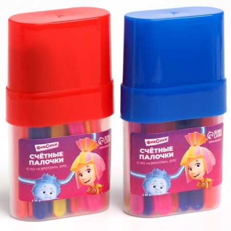 Counting sticks 30 pieces "Fixiki", mix, in a plastic pencil case-3