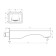Pour for the LEMARK LM7281BL mixer, length 200 mm, chrome