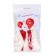 Latex ball 12 "Love Puzzle", 5 pcs.