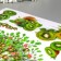Plastic sticker multi -layer "crop" mix 44x25 cm