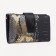 Women's wallet on a magnet, black color