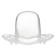 Nipple is an orthodotical dummy "elephant" with a cap, +0 months, black