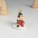 Souvenir Polystone "Olenien in a red fur coat near a Christmas tree" MIX 3.8x3.5x4.8 cm