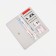Women's wallet on the button, gray color