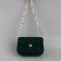 Canvas-base for embroidery of a bag, plastic, 33.5 × 35.5 cm, 2 × 2 mm, white color