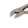Hand tundra clamp, reinforced, flat capture, with a latch, 175 mm