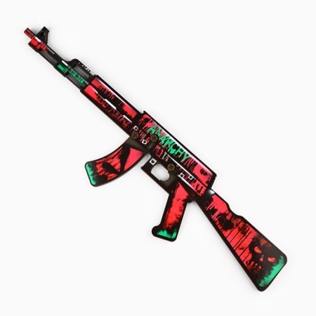 Wooden weapons, children's souvenir "bright", machine gun, gun, cerambit, set 3 pcs-3