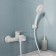 MILARDO RORA RORWT00M02 bath mixer, 51 mm pouring, white matte
