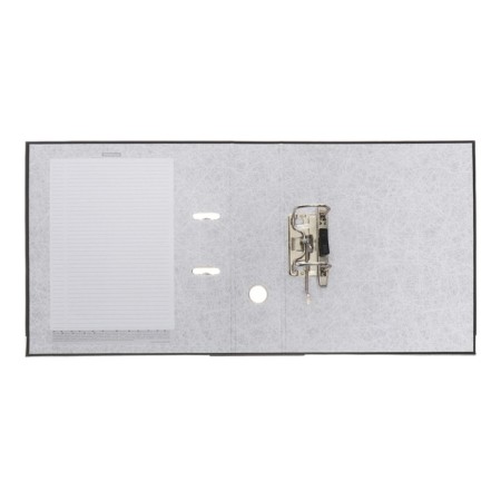 A4, 70 mm registrar, Erichkrause, Business, assembled, pocket for a spine, metallic kant, capacity 450 sheets, black-6