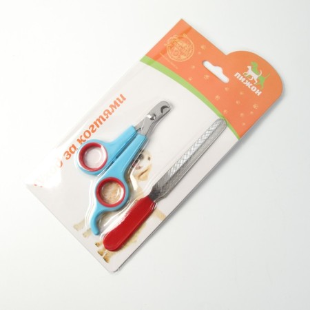 Carrying for claws: scissors-codlons (hole 6 mm) and a saw, blue-red-5