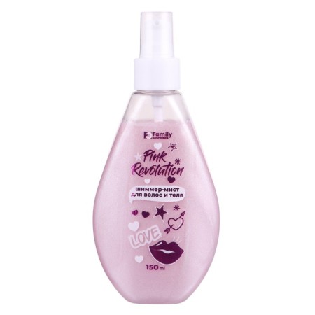 Hair and Body Mist "Family Cosmetics", "Pink Revolution", 150 ml