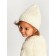 Cap with lapel Children's Amarobaby Pure Love Tot, Size 40-42 cm, Milk color