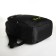 Youth backpack with a zipper, 4 pockets, black/green color