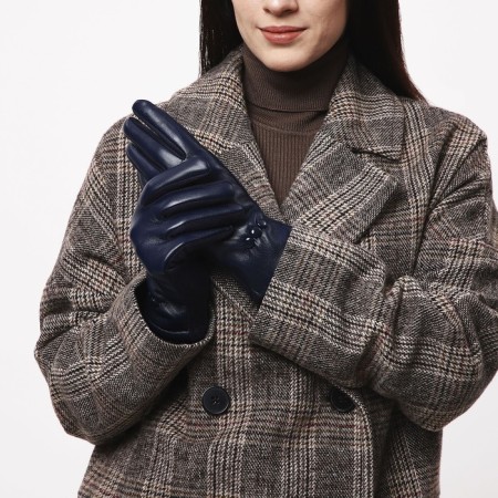 Gloves are female, dimensionless, without insulation, blue color-3