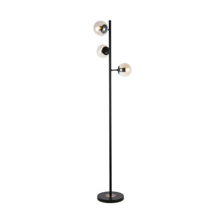 Floor lamp EVOLUCE. Sle154905-03. Lacotta. 3x60 watts, E27, 40x40x164 cm, black color