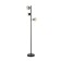 Floor lamp EVOLUCE. Sle154905-03. Lacotta. 3x60 watts, E27, 40x40x164 cm, black color
