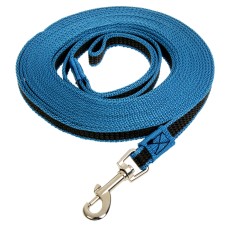 The leash of the zooniki is nylon with double latex thread, 7 m x 1.5 cm, blue