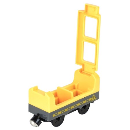 Train toy "My City", 2 items, on batteries, yellow-5