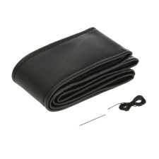 Sewing, eco-leather, black, thread, needle, size 2xl, 42-44 cm,