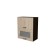 Sabrin cabinet 600x300x720 with 2 doors with glass of wenge/Dub Sonoma