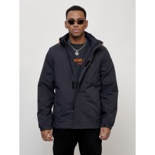 Sports male jacket, size 56, dark blue color