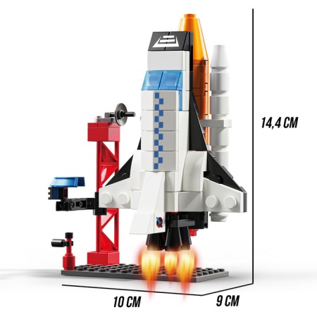 Designer "Cosmos. Shuttle ", 105 parts-1