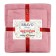 A set of towels "New Year", size 30x60 cm, 70x130 cm, pink color