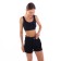 Denim shorts, black color, size 42 (36)