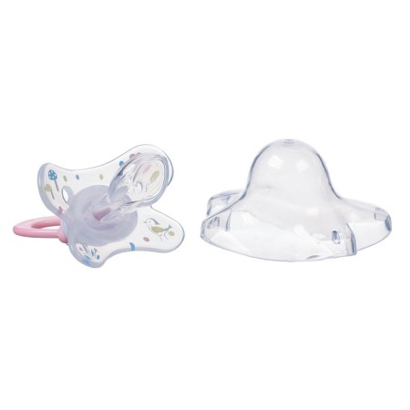 Nipple - dummy, SL, ORTD +12 months, with a cap "Bunny", pink-5
