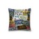Pillowess decorative "license plates", on a zipper, size 45x45 cm