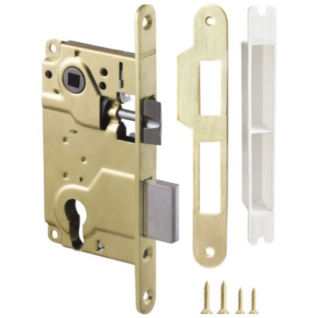 Soldem-shaped Armadillo LH 25-50 SG BOX, under c/m, 1 crossbar+latch, o/p, color mat. gold
