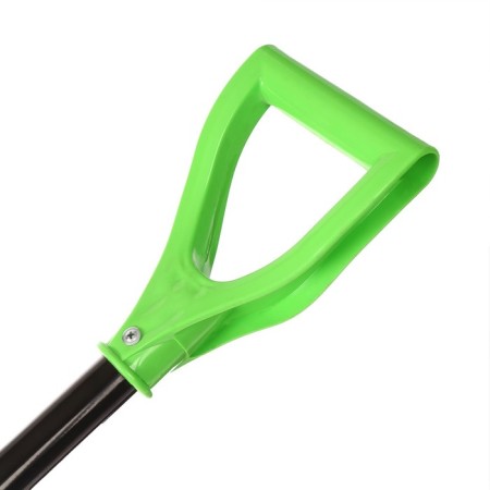 Metal shovel, 470 × 350 mm, with a metal bar, steel show-8