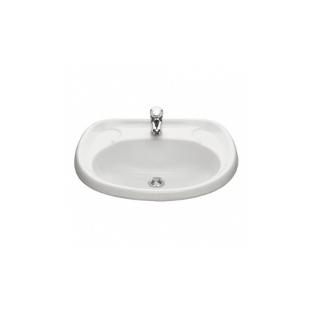 Santeri washbasin "Vorotynsk", 571 x 454 mm, overflow, white color