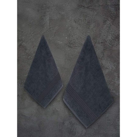 Terry towel Sofi de Marko Gabriel, 550 g, size 50x90 cm, color anthracite