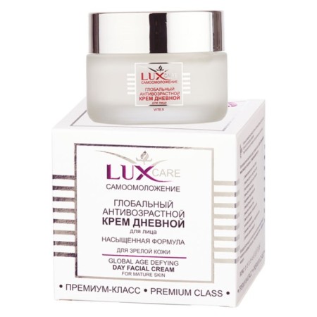 Facial cream in Lux Care "Global", daytime, anti -aging, 45 ml