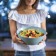 Bowl with a cover of Guzzini Tierra, d = 25 cm, black color
